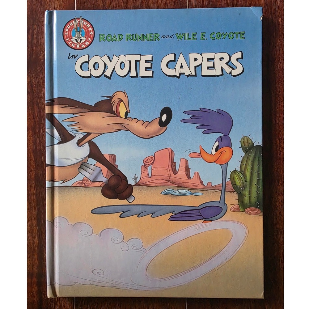 Looney Tunes Library Road Runner Wile E Coyote Capers Hardcover Book 1990 ACME